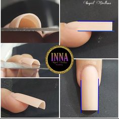 Square Nail Shape Tutorial, Skin Care Pictures, Acrylic Nails At Home, Gel Toe Nails, Square Nail, Gel Toes, Work Nails, Nail Forms, Uñas Acrilicas