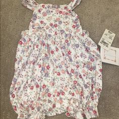 First Impressions Vintage Baby Girl Bubble Romper Floral Size 3-6 Months Nwt 90s Vintage Baby Girl Clothes, Clothes 2000s, Vintage Baby Clothes, Newborn Onesies, Vintage Baby Girl, Floral Bodysuit, Footie Pajama