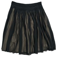 Banana Republic Black Pleated Silk Over Cream Lining. 100% Silk. Lining 100% Acetate. - Waist Measures Approx 14” - Length Measures Approx 24” Black Pleated Silk Skirt, Black Silk Skirt For Summer, Black Silk Voluminous Skirt, Black Voluminous Silk Skirt, Black Relaxed Silk Skirt, Relaxed Black Silk Skirt, Black Silk Pleated Skirt Bottoms, Black Silk Bottoms With Pleated Skirt, Black Silk Full Skirt