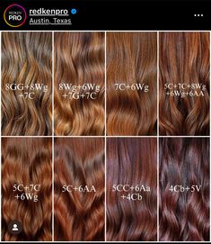 Redken Shades Eq Formulas For Fall, Shades Eq Toner Formulas Cowboy Copper, Fall Hair Colors Redken, Redken Gloss Shades, Redken Cinnamon Formula, Caramel Redken Formula, Dark Red Shades Eq Formula