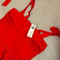 Beautiful Red Long Dress. Tie Straps And Smocked Back,. Red Ruched Cotton Dress, Elegant Red Cotton Mini Dress, Chic Red Cotton Dresses, Dresses Long Red, Red Long Dress, Abercrombie Dress, Abercrombie (women), Cream Maxi Dress, Abercrombie And Fitch Dresses