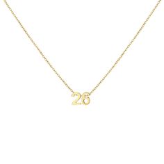 PRICES MAY VARY. Cute Number Necklace - Gold Number 26 necklace is designed for you and your lovely lover. Each number is unique to different people. It can represent the month of birth, age, anniversary, lucky number... Even just because you like it. The best gift for your Mom, best friend. Stainless Steel Necklace - Made of 18k gold plated stainless steel, skin touch is not allergic, nickel free, lead free, and hypoallergenic. The high quality chain and dainty number pendant are very simple bu Gold Name Necklace With Clavicle Chain For Birthday, Gold Charm Necklaces With Clavicle Chain For Birthday, Yellow Gold Charm Necklace For Birthday And Valentine's Day, Pendant Choker Necklace, Good Birthday Presents, Number Necklace, Pendant Choker, Gold Number, Lucky Number