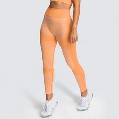 Style: Sexy,Sporty Fabric: Jersey Pattern: Stripe Element: Lace/Tulle/Fishnet Length: Capris & Cropped Main Composition: Nylon Pattern Type: Stripes Tight High Waist Bottoms With Seamless Construction, Orange Breathable Gym Bottoms, Breathable Orange Workout Bottoms, Breathable Orange Gym Bottoms, High Stretch Orange Leggings For Gym, High Waist Seamless Tight Pants, High Waist High Stretch Seamless Pants, High Waist High Stretch Pants With Seamless Construction, Orange High Waist Stretch Activewear