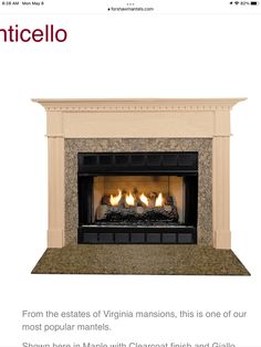 the fireplace is clean and ready to be used by someone in their home or business