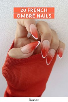 French ombré nails are trending, and I found 20 nail ideas to add to your inspo folder. Plus, I chatted with top manicurist Juli Russell to share tips and tricks on how to achieve the manicure at home. French Ombré Nails, Classic Manicure, Nail Designs Gel, Ombré Nails