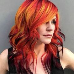 Orange Hair Color Ideas, Orange To Blonde Hair, Orange Hair Color, Red Orange Hair