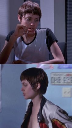 Angelina Jolie Hackers Hair, Angelina Jolie Hackers, Hackers Angelina Jolie, Models With Short Hair, Angelina Jolie Short Hair, Work Hairstyles, Edgy Hair, Hair Reference, Cut My Hair