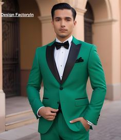 This is new modern Slim fit 3D Cut style which give you look slimmer and smarter. Item Include ( Coat+ Vest+ Pant) Color - Green Jacket and vest are lined with 100% Satin Notch Lapel, Two Pockets at bottom of jacket and one inside. Free Express Shipping all over the world. Fitted Green Tuxedo For Groom, Green Fitted Tuxedo For Groom, Green Slim Fit Tuxedo For Formal Occasions, Green Slim Fit Tuxedo With Notch Lapel, Green Fitted Tuxedo Suit, Green Fitted Tuxedo For Formal Occasions, Elegant Slim Fit Green Tuxedo, Fitted Green Tuxedo For Semi-formal Events, Formal Fitted Green Tuxedo