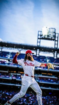 MLB baseball wallpaper background aesthetic of Philadelphia Phillies star Brandon Marsh Marsh Wallpaper, Brandon Marsh, Baseball Wallpaper