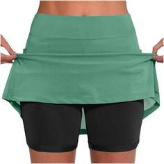 Women's Active Skort with Shorts Lightweight Summer Skirt for Running Tennis Golf Workout Sports Welcome to our store, I wish you a happy shopping Our products are produced in our own factory with various styles We offer various discounts, and we offer a 30-day quality guarantee please rest assured to place an order If you have any questions, please feel free to contact me, it is our honor to serve you SOMEONE ASKED Q: Is the quality of the clothes as described? A: Yes, if the product you receive is not as described, we are ready to give you a full refund. Q: How to choose the size? A: Dear Queen, please check our size chart, we suggest buy one two sizes larger. Thank you Womens clothes are made of soft stretch quick-drying high quality fabric. Pro-skin, elastic , durable, make it easy to Bottom Workout, Summer Skirts, Active Women, Womens Activewear, Active Wear For Women, Tennis, Quality Fabric, Active Wear, Running