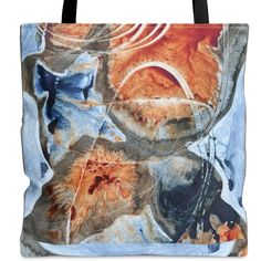 "TOTE BAG, Watercolor Abstract Tote, Very Attractive & durable Tote, Functional Bag, Unique Friend Gift  ~This practical, high-quality Tote Bag is available in THREE SIZES. ~ The all over print provides comfort with style & distinction at the beach, out on the town or in the country. Made from reliable materials, lasting for seasons. ~ Another unique painting put on the everyday by Artist Lizabeth Thompson.   .: 100% Polyester .: Boxed corners .: Black cotton handles .: Black lining .: NB! Size tolerance 0.75\" (1.9 cm))    Have you seen  LizabethThompsonArts.Etsy.com  yet?" Artsy Tote Bags For Shopping, Artsy Shopping Tote Bag, Artistic Rectangular Shopping Bag, Artistic Rectangular Shopping Bags, Artistic Large Capacity Tote Bag, Artistic Square Bags For Everyday, Artsy Multicolor Tote Bag, Artistic Large Capacity Rectangular Bags, Artsy Multicolor Shopping Bag