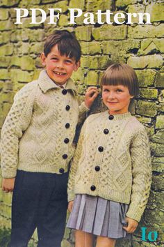 two children's sweaters and jacket knitting pattern from the book shepherd dk