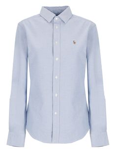 Ralph Lauren Shirt Women Oxfords, Ralph Lauren Womens Clothing Classy, Ralph Lauren Blue Shirt, Blue Ralph Lauren Shirt, Ralph Lauren Shirt Women, Blue Oxford Shirt, Ralph Lauren Womens Clothing, Blue Shirt Women, Long Sleeves Polo