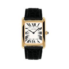 Cartier Tank Solo 35x27mm W5200025 18K Rose Gold/Stainless Steel Women's Watch Watch Brands Rolex Breitling Cartier Chanel Hublot IWC Omega Panerai Ulysse Nardin All Watches Watch Information Stock # 13423 Brand Name Cartier Reference W5200025 Model Number Tank Solo Dial Color Silver Strap/Band Leather Case Material 18K Rose Gold/Stainless Steel Bezel Material 18K Rose Gold Case Size 35 x 27 mm Gender Women's Condition Pre-owned Box No Papers Yes Elevate your style with the Cartier Tank Solo women's watch in a sleek 35x27mm case size. The model number W5200025 features a stunning combination of 18K Rose Gold and Stainless Steel, complemented by a black leather strap. The silver face showcases Roman numeral indices and a quartz movement for reliable timekeeping. With water resistance up to Cartier Watches Women, Cartier Tank Solo, Tank Watch, Gold Watches Women, Cartier Tank, Cartier Watch, Rose Gold Case, Women's Watch, Watch Brands