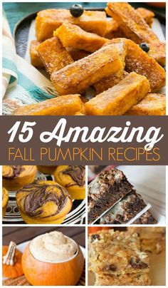 15 Amazing Fall Pumpkin Recipes! I am SO excited for all things fall, pumpkin, and cold weather! These treats, snacks, and desserts are sure to be a favorite! Fall Pumpkin Recipes Desserts, Fall Pumpkin Recipes, Healthy Pumpkin Dessert, Dessert Apple, Fall Recipes Pumpkin, Snacks And Desserts, All Things Fall, Pumpkin Desserts, Recipes Fall