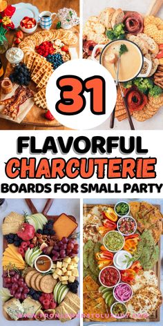 31 flavorful charcuterie boards for small party menus and appetizers