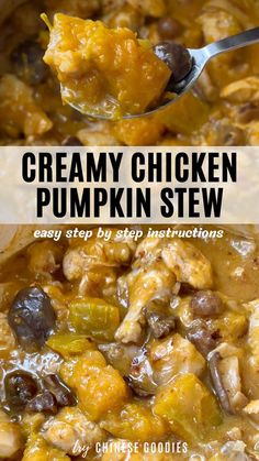 This is a very healthy pumpkin chicken stew. There’s not only chicken and pumpkin in this recipe but also onions, king oyster mushrooms, and chestnuts. It’s full of vegetables and nutrients, you just need this pot to have a delicious keto dinner. Dinner Chinese, Pumpkin Casserole, Pumpkin Chicken, Pumpkin Dinner, King Oyster Mushrooms, Pumpkin Stew, Chicken Pumpkin, King Oyster, Pumpkin Salad