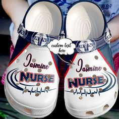 Get your product: Nurse Crocs - Love Nurse Rn Name Doctor Best Gift For Registered Ideas Symbol Crocs Clog Shoes
1. PRODUCT INFORMATION:

Incredibly light and fun to wear.
Water-friendly and buoyant; weighs only ounces.
Ventilation ports add breathability and help shed water and debris.
Easy to clean and quick to dry.
Upper: Croslite.
Lining: Croslite.
Sole: Croslite.
2. SIZE CHART:
3. RETURN:
We will gladly issue you a replacement item or issue a refund back to your original form of payment for Nurse Crocs, Nursing Crocs, Nurse Symbol, Crocband Clog, Crocs Clog, Shoes Comfy, Crocs Crocband, Clog Shoes, Crocs Clogs