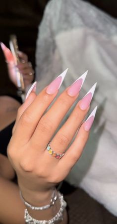 Acrylic Nails Stiletto, Stilleto Nails Designs, Short Stiletto, Long Square Acrylic Nails