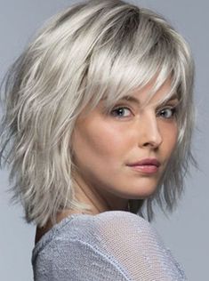 Shaggy Short Hair, Messy Short Hair, Bob Hairstyles For Fine Hair, Haircuts For Medium Hair, Short Hair Haircuts, Short Hair With Bangs, Short Hair Styles Easy