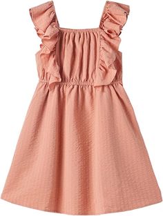 Amazon.com: Niyage Girls Flutter Sleeve Princess Dress Toddler Square Neck Ruffle Vintage Party Dresses Burnt Pink 140: Clothing, Shoes & Jewelry Floral Princess Dress, Burnt Pink, Football Dress, Boho Sundress, Vintage Party Dresses, Tulle Tutu Skirt, Casual Party Dresses, Cotton Linen Dresses, Tulle Tutu