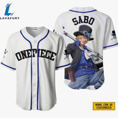 Sabo baseball jersey shirts one piece custom anime for fansProduct Information:Gender: Men / Women.Use a simple stamping press technique, comfortable to wear.Front side single-breasted thickness of the ordinary.Material: 92% Polyester,  8% Clothes Anime, Sabo One Piece, Anime Shirts, Anime Clothing, Baseball Jersey Shirt, Anime Merch, Anime Gifts, Stylish Shirt, One Piece Manga