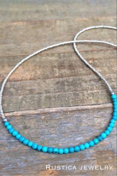 Minimalist Silver Necklace, Minimalist Necklace Silver, Blue Stone Necklace, Layered Necklaces Silver, Boho Chic Jewelry, Tourmaline Jewelry, Necklace Turquoise, Tourmaline Necklace, Layering Necklace