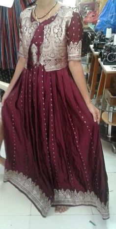 Anarkali Dress Pattern, Girls Style, Anarkali Dress, Jacket Design, Indian Wear, Dress Pattern, Anarkali, Victorian Dress, Girl Fashion