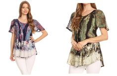 Perfect for work and casual wear, great to be worn year round!  Wear this top with you favorite skirt or pants and pair them with leather sandals for a bohemian look! Corset Details, Sleeves Embroidery, Tie Dye Outfits, Bohemian Look, Fashion Inspiration Design, Casual Tops For Women, Eyelet Lace, Blouse Top, Short Sleeve Blouse