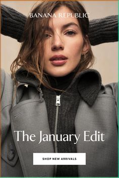 the january edit is now available on banana republic's new apparel line