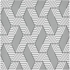 a black and white geometric pattern