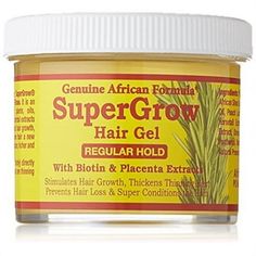 This is an advanced formulation of natural plants, oils, vitamins, minerals, amino acids and herbal extracts that work together to stimulate natural hair growth, prevent hair loss or thinning, and give hair a new inner strength that makes it grow thicker, richer and healthier. Size: 4 oz. African Hair Care, Alopecia Hair Growth, Natural Hair Gel, Hair Braid Patterns, Twists Hairstyles, How To Grow Natural Hair, Hair Supplies, Beautiful Natural Hair, Black Hair Care