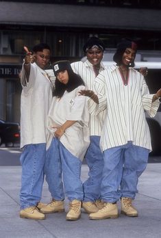 90s Street Style, Hip Hop Girl, 90s Inspired Outfits, 90s Hip Hop Fashion