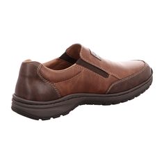 Rieker Slipper Half Shoe in Brown at schuhe.de - Buy Online Rieker Slipper Half Shoe in Brown SKU: 03354-26   Features:    Extra wide fit for added comfort  Color: Brown  Heel height: 3.1 cm  Flat heel design  Round toe  Wide shoe width (H)  Removable insole for customization  Slip-on style for easy wear  Non-waterproof  Available in normal sizes    Material & Care:    Upper Material: Synthetic  Inner Material: Synthetic  Insole: Textile  Outsole: PU Sole  Lining: Cold or unlined  Care Instructions: Remove dust and dirt with a soft shoe brush or a lint-free, slightly damp cloth   Order now to experience style and durability with Rieker Slipper Half Shoe. Fast shipping and a wide selection of over 1,300 brands available. Buy now at schuhe.de! Brown Synthetic Slip-ons With Rubber Sole, Brown Leather Walking Shoes With Cushioned Footbed, Brown Synthetic Slip-ons, Brown Rubber Sole Slip-ons For Outdoor, Brown Walking Shoes With Cushioned Footbed And Round Toe, Brown Leather Slip-on Outdoor Shoes, Brown Slip-ons With Ortholite Insole, Brown Moc Toe Walking Shoes With Leather Footbed, Classic Brown Walking Shoes With Cushioned Footbed