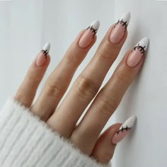 Zipper Edge Glossy Fake Nails Color Tone: Pink,Fair Nail Shape: Almond Shaped Nail Length: Short Nail Pattern: Stripe Nail Finishes: Glossy Item Id: Dr41384 Year Nails, Classy Nail, Nails Autumn, Nails Brown, January Nails, Halloween Press On Nails, Her Nails, Nails 2021