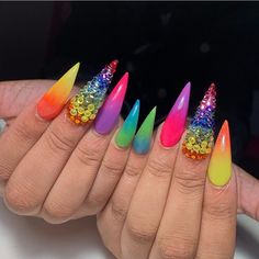 Rainbow Nails Design, Rainbow Nail, Nail Art Designs Summer, Rainbow Nails, Pride Month, Art Designs, Nail Art Designs, Art Design