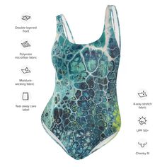 🌊Embrace the Allure of the "Caribbean Ocean 2" in Our Stunning One-Piece Swimsuit!🌊Dive into elegance and confidence with our "Caribbean Ocean 2" one-piece swimsuit, where the beauty of fluid art meets the tranquility of tropical waters. Designed to flatter all figures, this swimsuit is your ultimate companion for basking in the sun and making waves by the sea or poolside.Here's why our "Caribbean Ocean 2" one-piece stands out:🌴 **Flattering Design**: Accentuate your curves and highlight your Fitted Tropical One-piece Swimsuit For Sunbathing, Tropical Fitted One Piece For Sunbathing, Fitted Tropical Bodysuit For The Beach, Tropical Fitted Bodysuit For The Beach, Fitted Printed Bodysuit For Sunbathing, Fitted Tropical One-piece For Sunbathing, Fitted Tropical Green One-piece, Fitted Tropical Green One Piece, Fitted Tropical One-piece For Summer