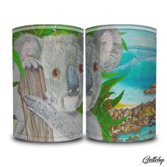 Geltchy | KOALA BEACH Beer Stubby Cooler Australian Coastal Themed Native Animal Illustrated Aussie Gift Beach Cooler, Beach Beer, Coastal Lifestyle, Animals Artwork, Beach Fun, Animal Design, Hot Summer