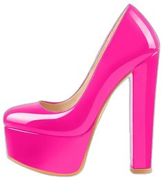 Pink Patent Leather High Heels, Shoes Elegant, Led Fashion, Platform High Heels, Different Outfits, Big Size, Women's Pumps, Women's Shoes, Patent Leather