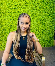 Golden Cascade Cornrow Braids with Loose Curls . . . #braiding #BraidsForDays #braidsconnect New Cornrow Hairstyles 2024, French Curls Cornrows, Braided Cornrow Hairstyles 2024 Trends, African Braids Hairstyles 2024, Trending Braids 2024, Trending Cornrows Hairstyles, Cornrow With Curls, 2024 Braids For Black Women