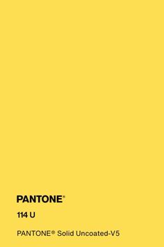 pantone's solid uncoated v5 yellow