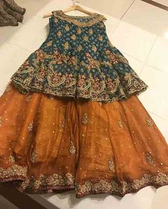 Sharara Dress, Sharara Designs, Mehndi Dress, Kids Blouse Designs, Bridal Dresses Pakistan, Pakistani Dresses Casual, Beautiful Pakistani Dresses