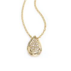 Paved with Diamonds Jewelry Collection – Fortunoff Fine Jewelry Pear-shaped 14k Gold Diamond Necklace, Fine Jewelry Yellow Gold Pear-shaped Necklace, Gold Hallmarked Pear-shaped Necklace, Yellow Gold Pear-shaped Necklace With High Luster, Exquisite Gold Pear-shaped Necklace, Pear Pendant, Diamonds Jewelry, Silver Paper, Diamond Guide