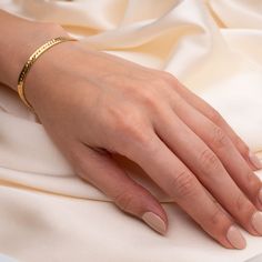 So excited to now offer our Gold Filled herringbone bracelet in a new thicker and bolder styler. It's a classic and timeless piece to add with any outfit. Wear one bracelet on its own, or simply layer with other bracelets. Thickness: 5mm Material: Gold Filled Fresh Water Pearl Bracelet, Herringbone Bracelet, Freshwater Pearl Bracelet, Fresh Water Pearl, Recycled Metal, How To Make Notes, 7 And 7, Bold Fashion, Fast Fashion