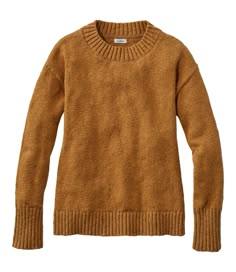 We've extended the cozy feeling of sweater season with an all-cotton crewneck pullover. It looks like classic ragg wool, but is much more lightweight - perfect to wear all year long. Falls at high hip. Slightly Fitted: Softly shapes the body. Midweight 100% cotton yarns for year-round comfort. Machine wash, dry flat. Ribbed trim. Slightly cropped silhouette. Imported. Fit: Slightly Fitted | Women's Cotton Ragg Sweater, Crewneck, Cotton/Wool/Cotton Yarns Crewneck Sweaters, Crewneck Sweatshirt Women, Sweater Season, Women's Sweaters, Style Cardigan, Wardrobe Basics, Cotton Wool, Ll Bean, Cotton Sweater