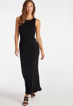 Tummy Tamer Halter Rib Maxi Dress Ribbed Maxi Dress, Black Caviar, Dress Outfits, Maxi Dress, Fashion Outfits, Dresses, Black, Clothes