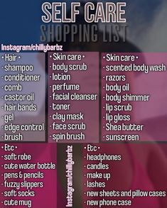 Baddie Essentials List, Self Care Shopping List, Self Care Shopping, Baddie Essentials, Teen Advice, Hygiene Care