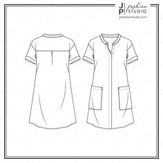 View my entire collection of fashion figures & Technical drawings, which are perfect for creating fashion collections as well as Tech Packs. Click to shop now! Women Shirt Dress Sketch with Mandarin Collar / Fashion Technical Drawings / Vector Fashion Flat Sketches / Long Oversize Shirt with Hidden Placket, Large Pockets and short sleeves / Vector Templates for Adobe Illustrator You will receive a ZIP file of digital Fashion Drawings. Please note these are DIGITAL FILES, No physical items wi Shirt Dress Drawing, Shirt Dress Sketch, Shirt Dress Flat Sketch, Dress Technical Drawing, Dress Flat Sketch, Technique Drawing, Women Shirt Dress, Interior Clothing, Dress Sketch