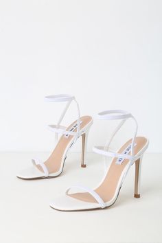 White High Heel Sandals, High Heels Boots