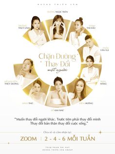 a poster for the upcoming show, chan duang tha doi with images of young women